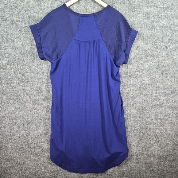 Chico's Tara Tee Dress Size 1 Byzantine Blue NWT - Picture 2 of 5